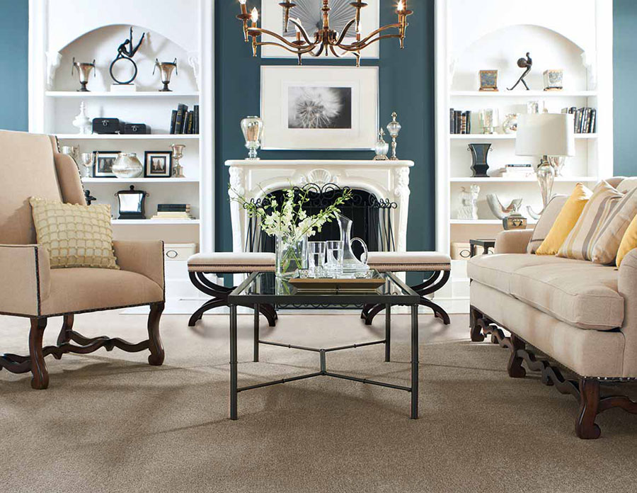 Interior room painted with this year’s dominant paint trend, Night Watch Green