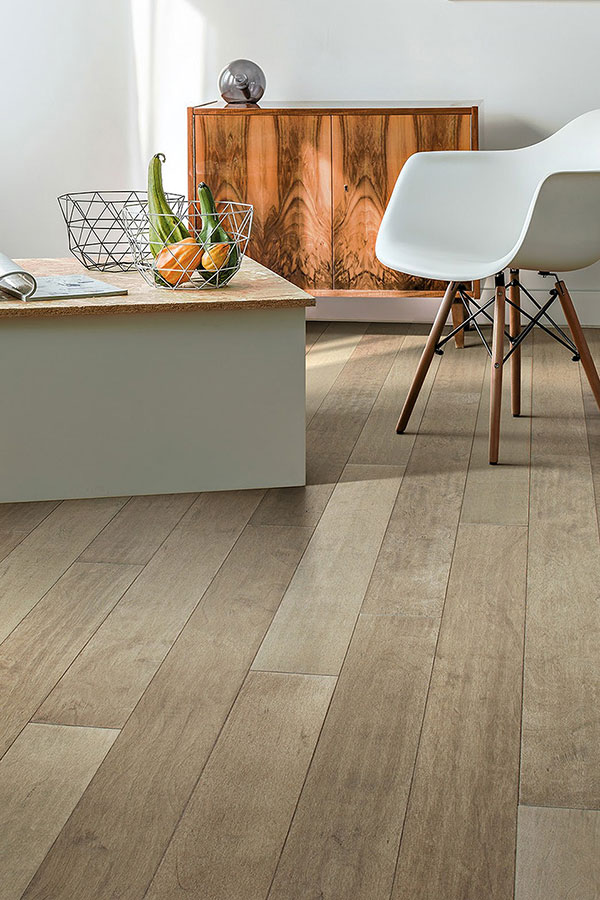 natural wood floors with wood accent furniture